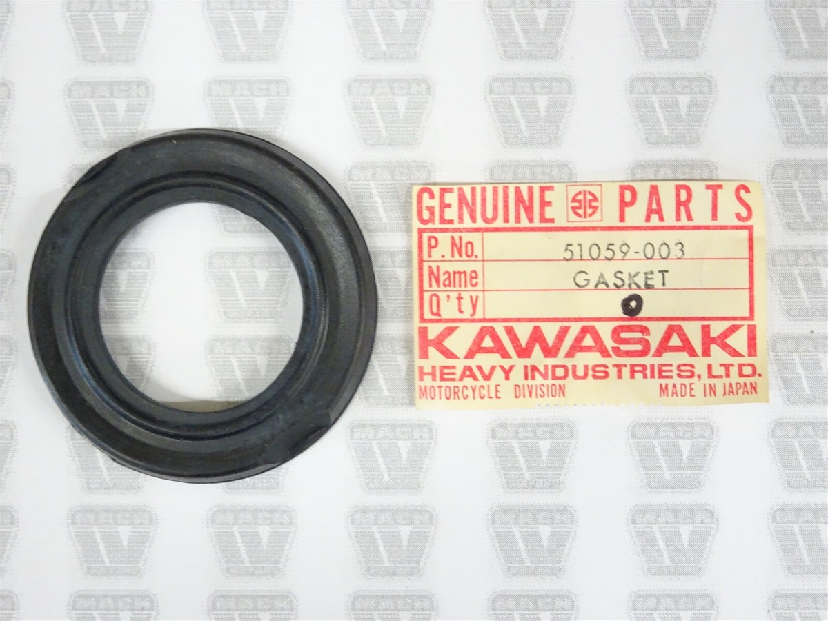 Kawasaki NOS NEW 51059-003 Fuel Tank Cap Gasket C2 F6 F7 F11 G3 G4