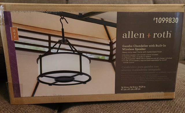 bluetooth speaker for gazebo