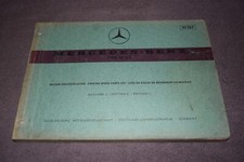 Spare parts list spare parts catalogue Mercedes carburettor engine M 115 05/1971