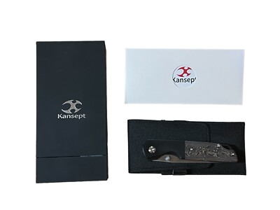 Kansept Knives Custom Warrior Slim EDC Knife K1005 Kim Ning 3.48 Inch