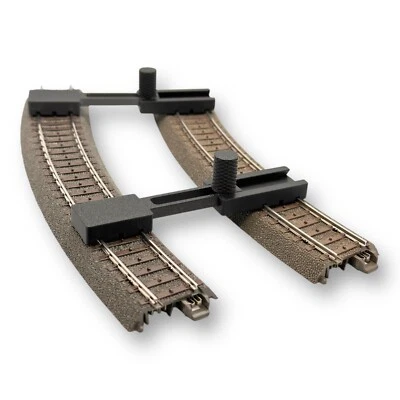 OHNE 2 Stück Parallelgleislehre Fixierer für Gleise H0 einstellbar Gleisabstandslehre