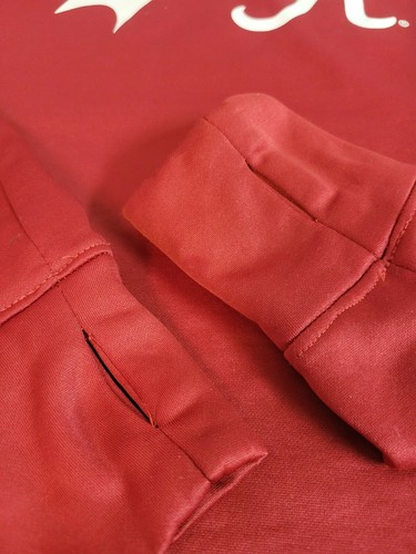 Youth XL Champion Alabama Crimson Tide Powerblend Pullover Hoodie W/ Thumb Holes - Picture 9 of 12