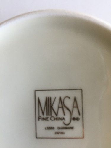 Mikasa Charmaine L. 5595 Cup and Saucer Set of Two VGC - Picture 3 of 3