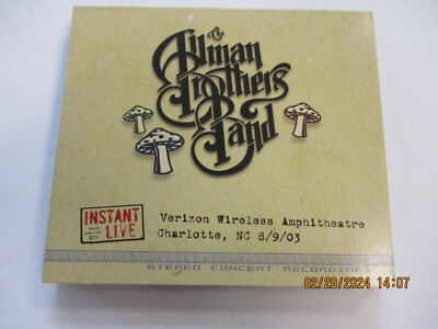 ALLMAN BROTHERS BAND - VERIZON WIRELESS AMPHITHEATRE - 3CD NEAR MINT 2003