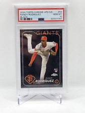 2024 Topps Chrome Update Sapphire Edition Randy Rodriguez Black PSA 10 GEM MINT