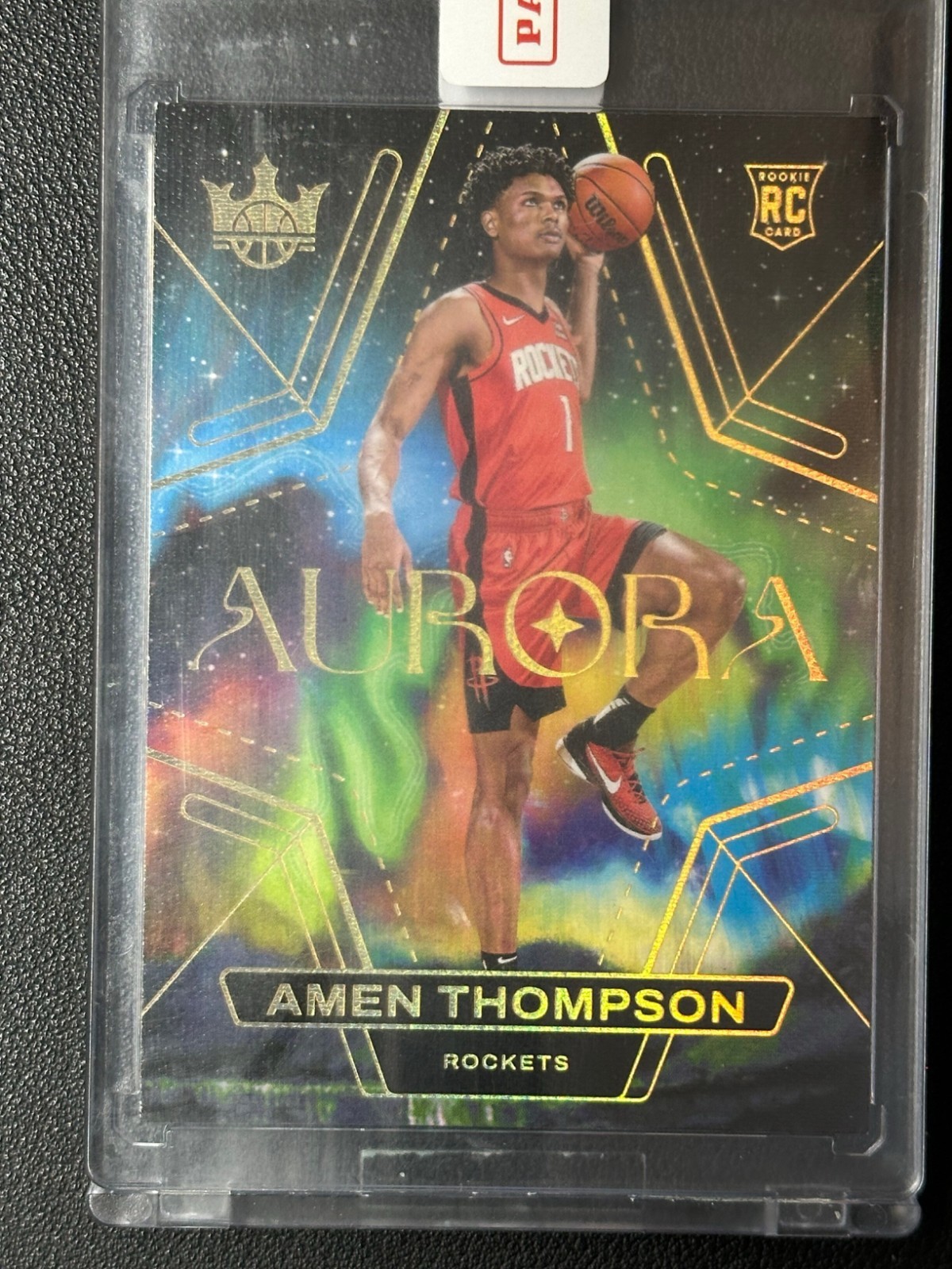 2023 Panini Court Kings Aurora Amen Thompson RC SSP Case Hit#K