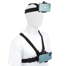 Refuelergy Head Belt Strap  2 in 1 Chest Mount For Gopro/Dajik And Other Sports