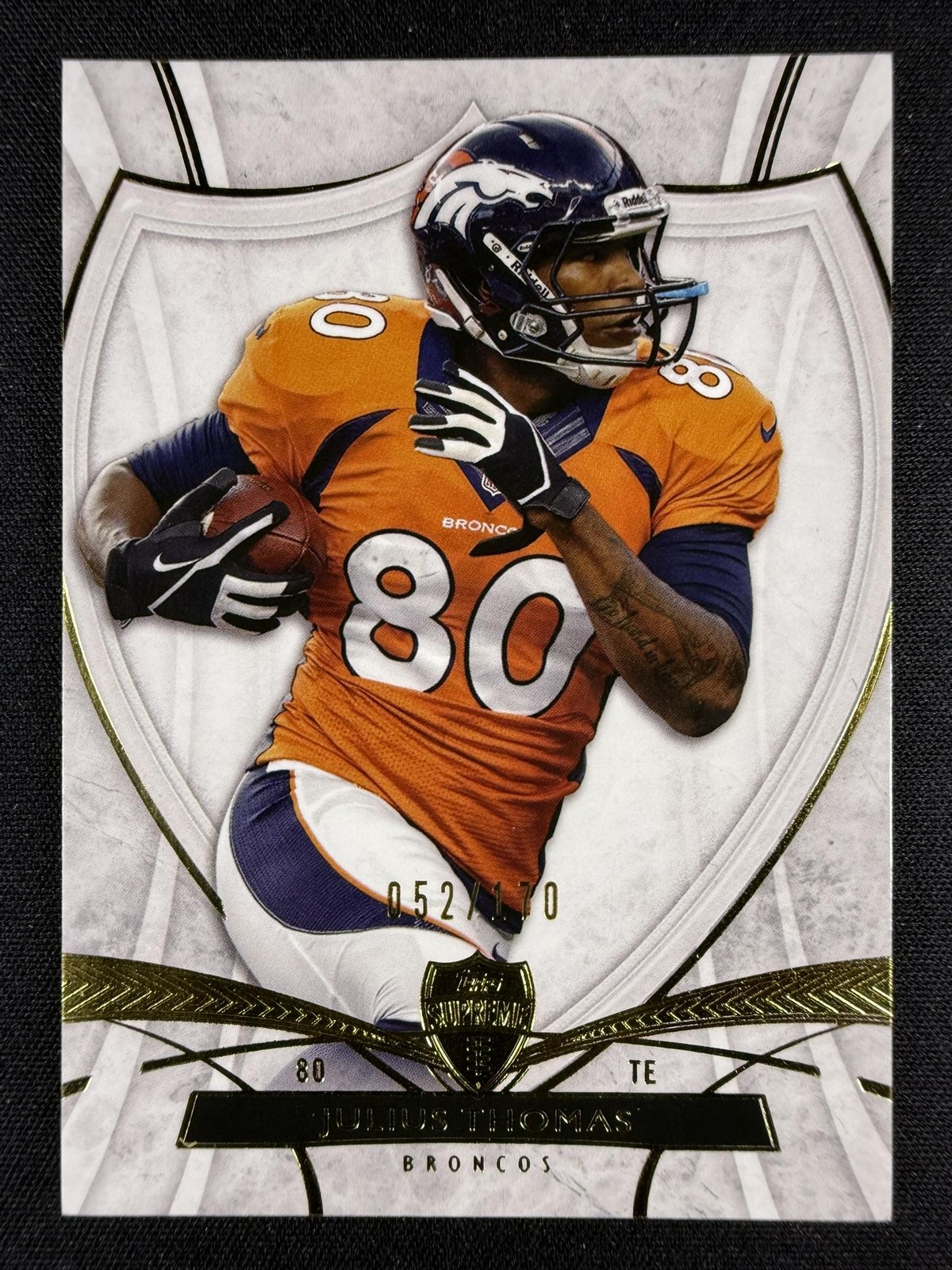 2013 Topps Supreme #8 Julius Thomas #/170