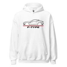 Premium Hoodie For Jaguar F-Type Car Fans Christmas Gift