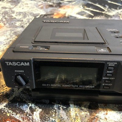 TASCAM Da-p1 Portable DAT Recorder -For Parts Only, Does turn on