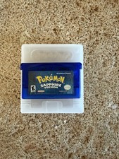 Pokemon Sapphire Authentic Game Boy Advance Tested Working Dry Battery