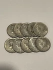 10 - 40% Silver Kennedy 1/2 Dollars (1.47 Troy Oz ASW)