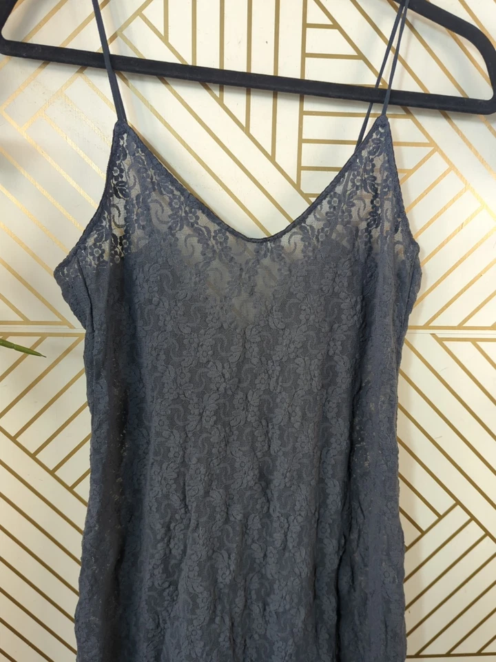 Vestido sin mangas transparente ONLY HEARTS NYC para mujer talla L Y2K vintage retro coqueto Foto 3 de 4