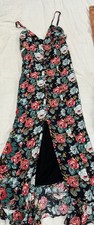 Women's Floral Sleeveless Maxi Dress