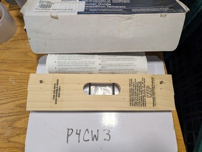 #208 Routing Jig for Concealed Hinges 420208 (P4CW3)