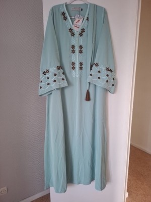 Marokkanisches Trachtenkleid doppellagig Kaftan plus Trachtengürtel