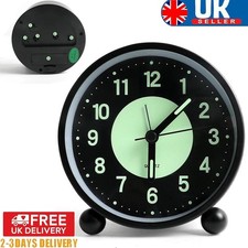 Bedside luminous Alarm clock battery powered Clear display 5min Snooze Function