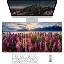 Desk Pad Protector Mouse Pad Office Desk Mat Non-Slip PU Leather Desk Blotter...