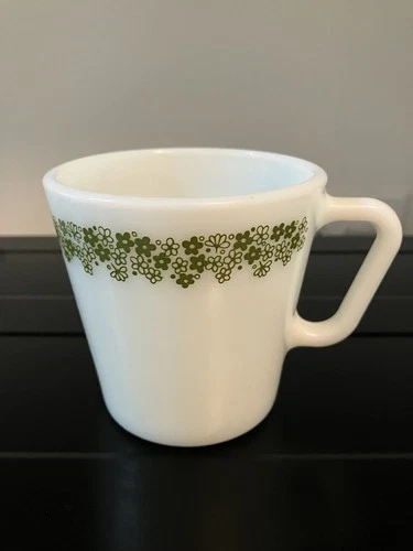 Pyrex Crazy Daisy Spring Blossom Coffee Cup Mug D Handle  VINTAGE