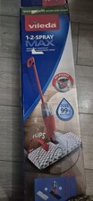 Vileda 1-2 Spray Max Mop - Microfibre Spray Mop with Detachable bottle