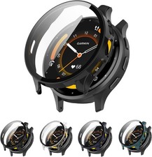 4 Pack Tempered Glass Screen Protector for Garmin Venu 3 45mm Smart Watch