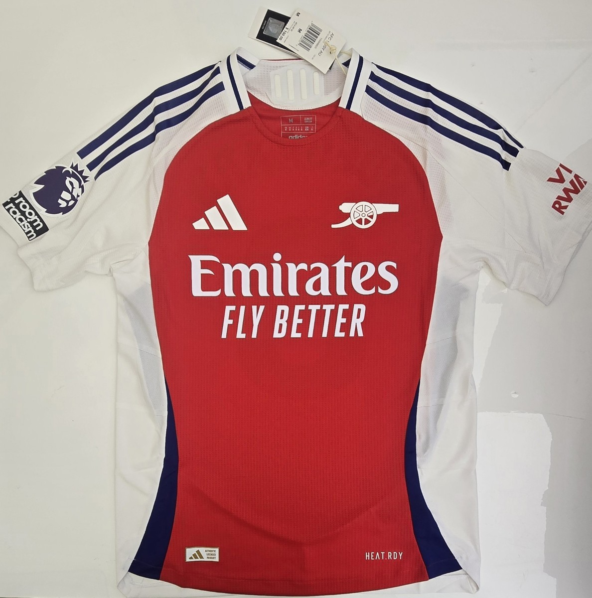 2024/25 Adidas Arsenal #8 ODEGAARD Home Soccer Authentic Jersey