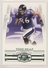 2007 Donruss Threads Century Proof Green 168/200 Todd Heap #137 0q3