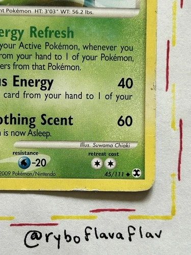 The Pokémon Company Pokémon TCG Leafeon 45/111 Rising Rivals Uncommon 90HP EN image 5