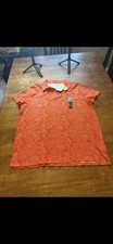 All in Motion Men's Short Sleeve Polo/Golf Shirt Orange, Size XL