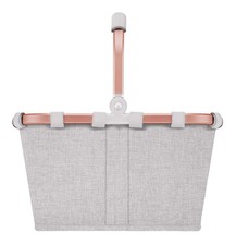 reisenthel Carrybag XS Einkaufskorb Frame Twist Sky Rose hellgrau roségoldfarben