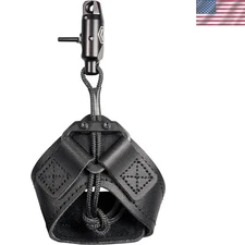 Ambidextrous Quick Shot Release - Durable Leather Strap for Precision Archery