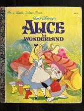 Vintage A Little Golden Book: Disney’s Alice In Wonderland 105-77 1996 #3916