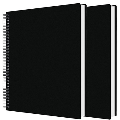 2Pcs Portfolio Binder with Plastic Sleeves, 60 Pockets Presentation Book Disp...