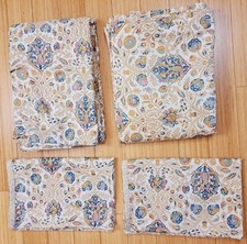 Ralph Lauren MARRAKESH RUG Bohemian Duvet Cover Flat Sheet Pillowcases F/Q 4pc