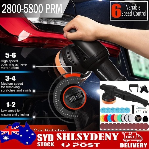 Dual Action Car Polisher 920W Orbital Buffer Sander Polishing Machine 125mm Pads - Picture 18 of 19