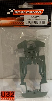 Scaleauto SC-6650B Chassis Corvette C7R Medium Gray