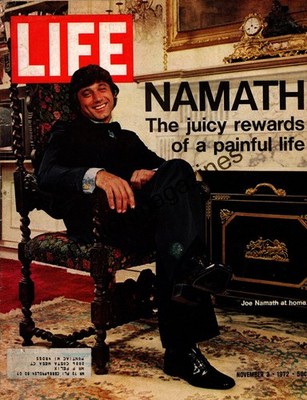 1972 Life November 3 - Joe Namath; Imus disc jockey; Larry Burrows photos