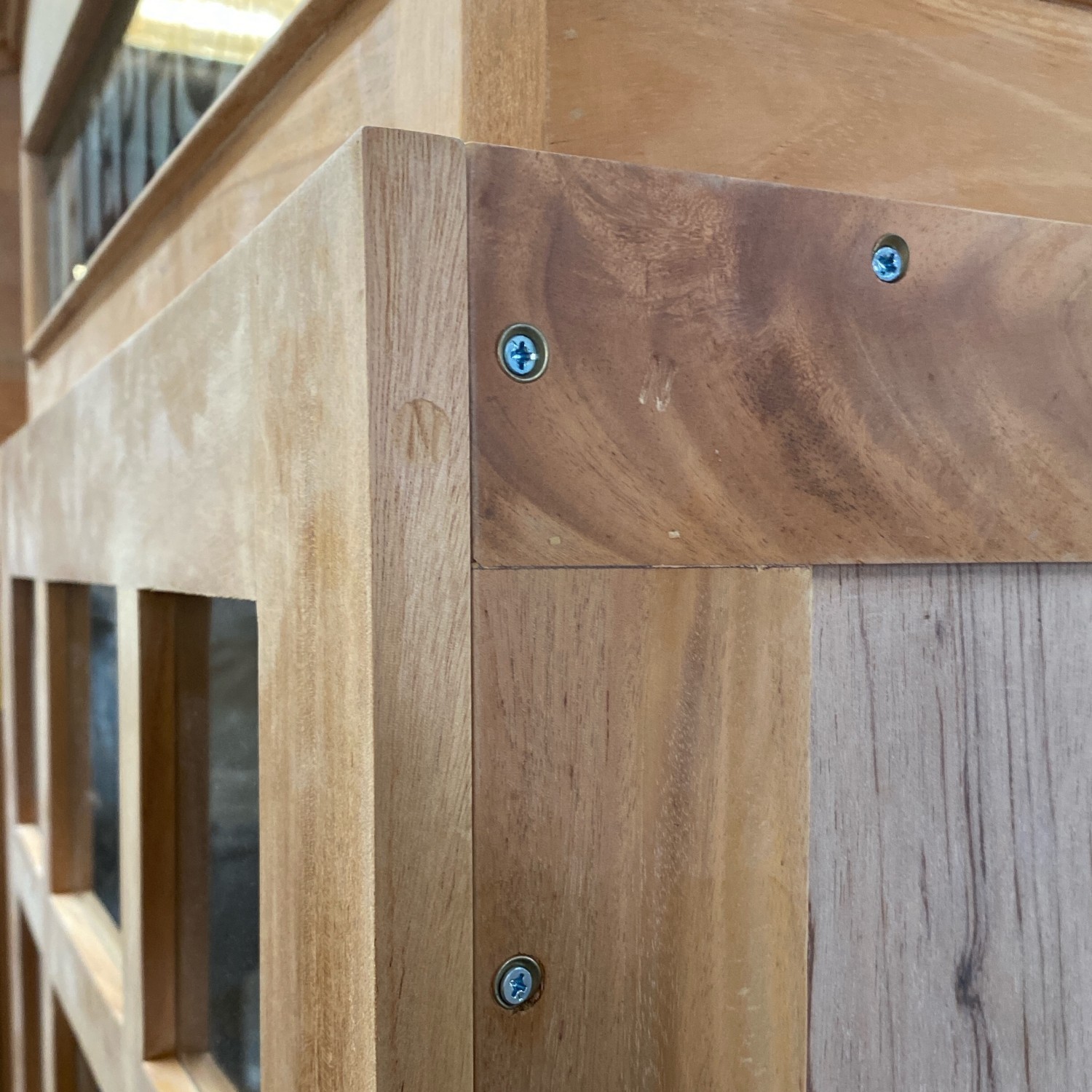 British Style Unfinished Wood Telephone Booth or Call Box