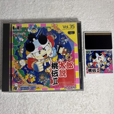 Japanese NEC PC Engine Momotaro Densetsu II Japan Import Hu Card US Seller