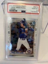 2020 Bowman Chrome Draft PETE CROW-ARMSTRONG ...