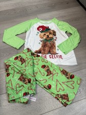 Girls Justice 2-Piece Long Sleeve  Pant Christmas Size 12