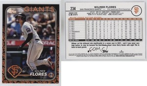 2024 Topps Series 1 Team Color Border Wilmer Flores #234