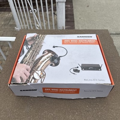 Samson AWX Wind Instrument Wireless System K Band No Manual Open Box No Mic