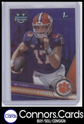 Christopher Vizzina 2023 Bowman University Chrome #15 Purple Refractor /399