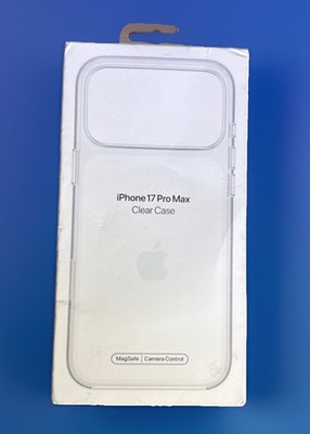 Genuine Apple iPhone 17 Pro Max Clear Case MagSafe Camera Control - Open Box