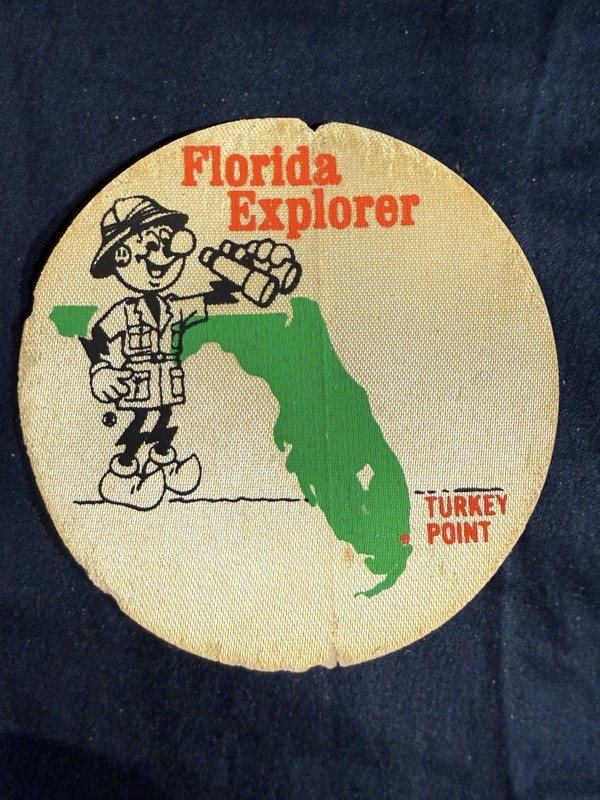 Reddy Kilowatt Florida Explorer Turkey point decal/sticker 3 inches