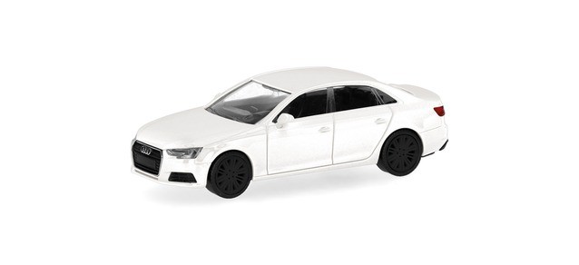 Herpa 028561-002 1:87 Audi A4 Sedan, Ibis White - New