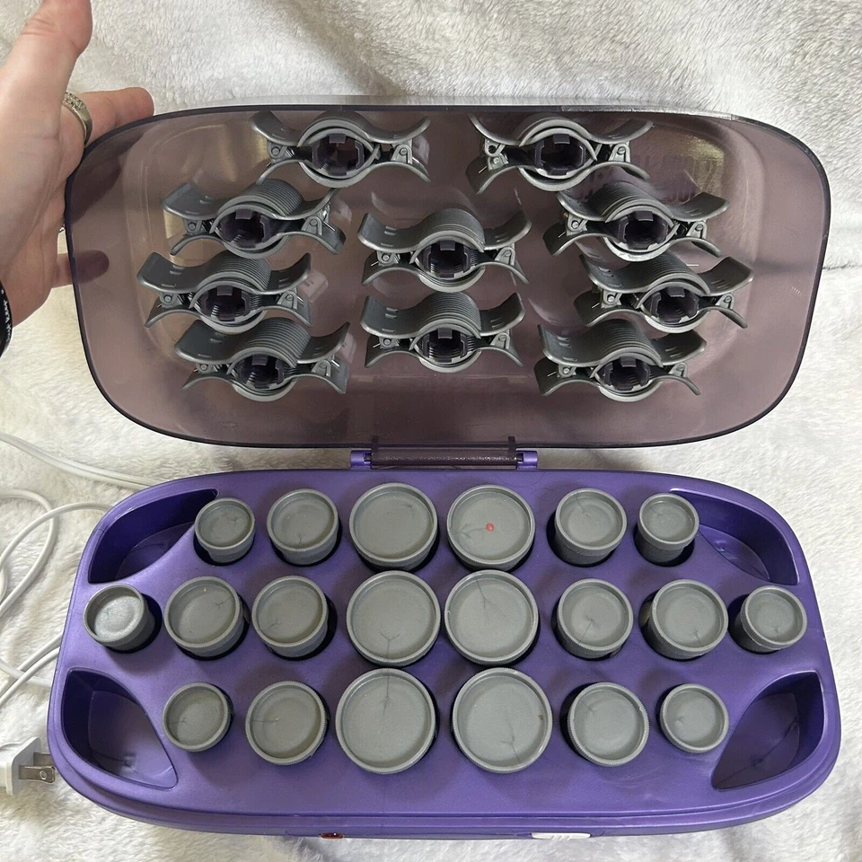 Hot Shot Tools Helen of Troy 20 rodillos rizadores de pelo con clips modelo S510352 probado Foto 2 de 3