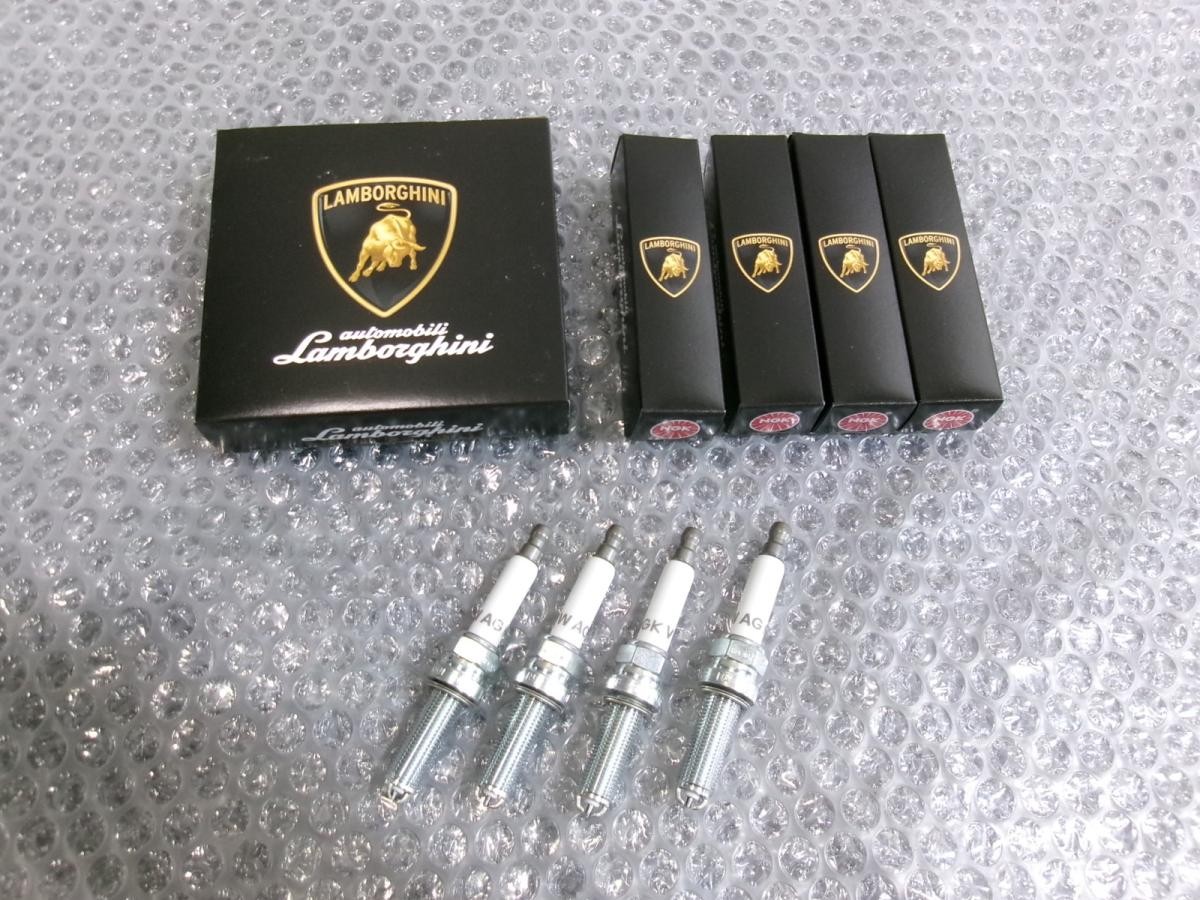 Genuine Lamborghini Aventador NGK Spark Plugs Set of 4 470905619C LMA / S12-825