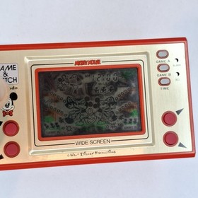 Nintendo Game & Watch Mickey Mouse 1982 Handheld LCD LSI Game Damaged Screen